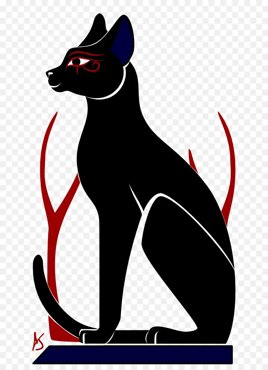 Gato Negro，Egipcio PNG