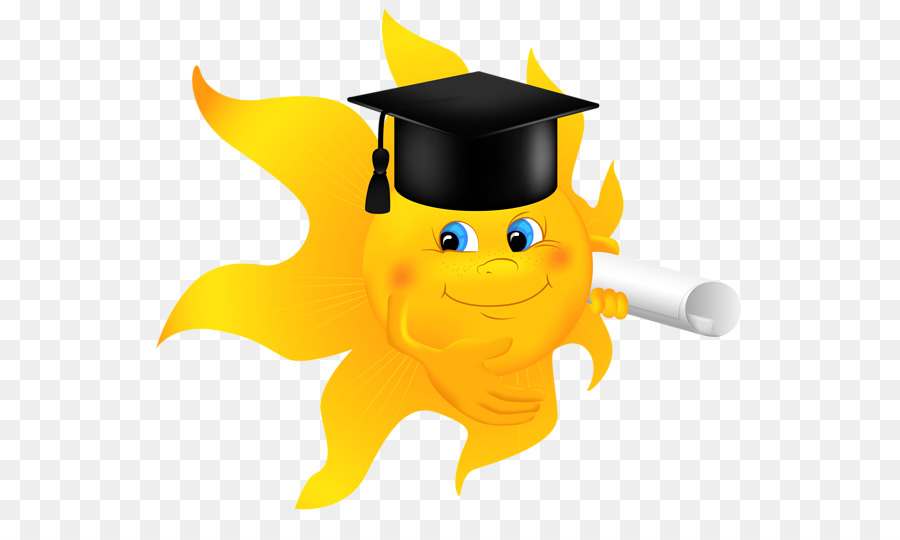 Sol Con Gorro De Graduación，Personaje PNG