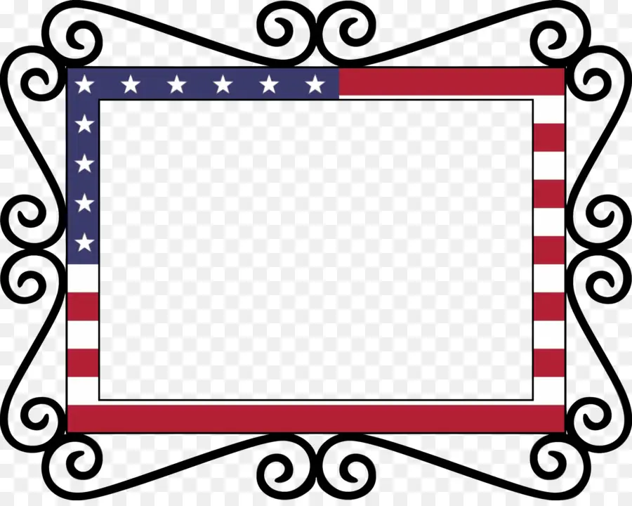 Marco De La Bandera Americana，Patriótico PNG