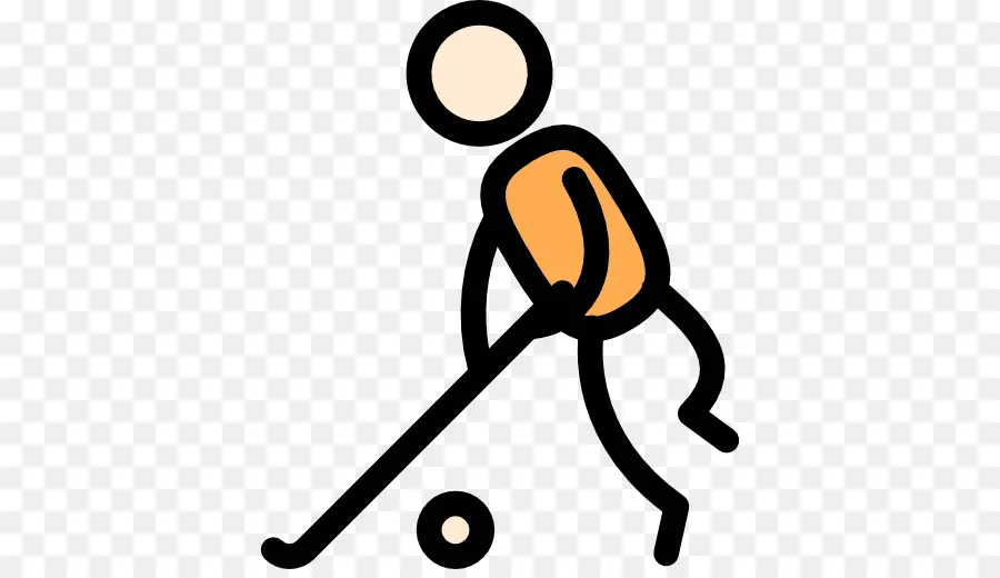 Jugador De Hockey，Palo PNG