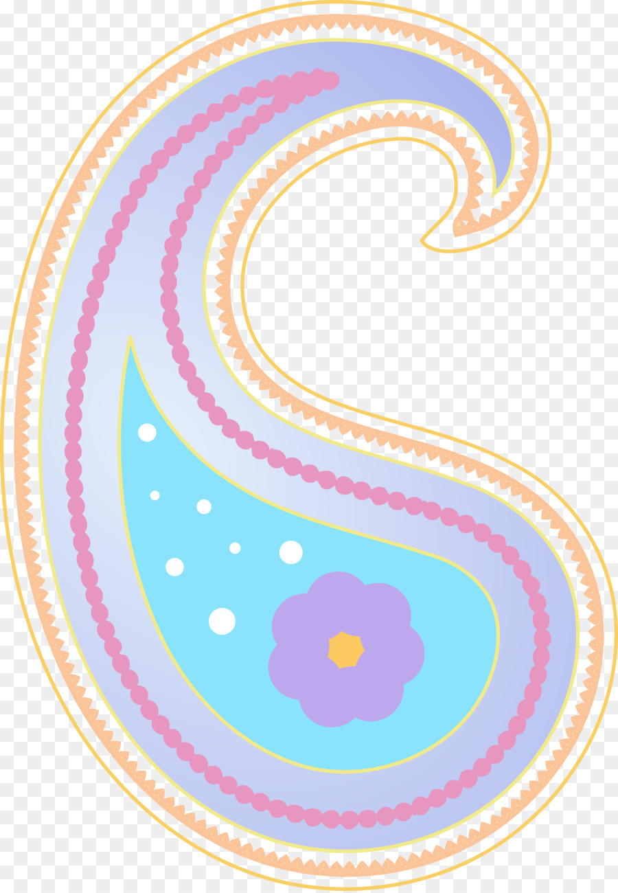 Paisley Colorido，Cachemir PNG