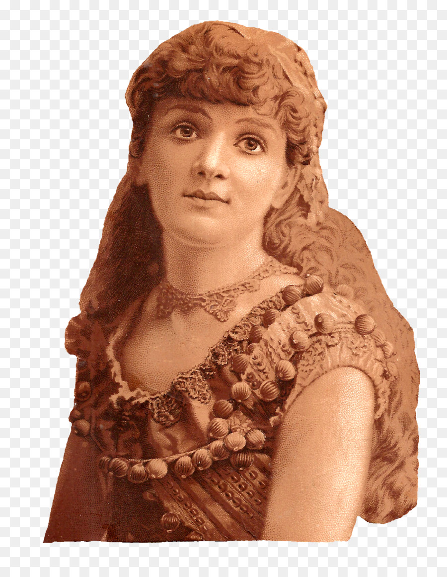 Retrato Vintage，Mujer PNG