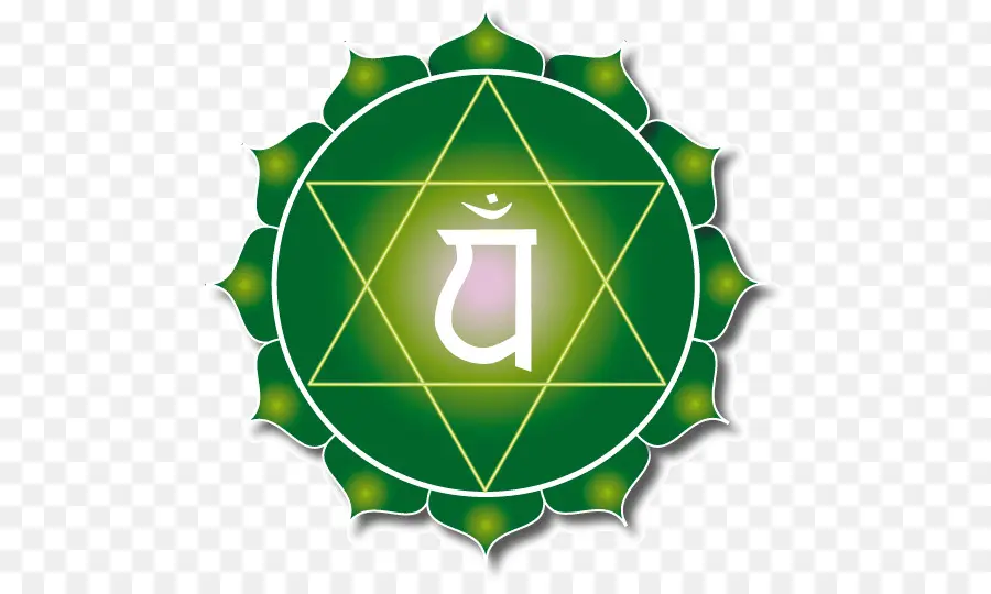 Chakra Del Corazon，Verde PNG