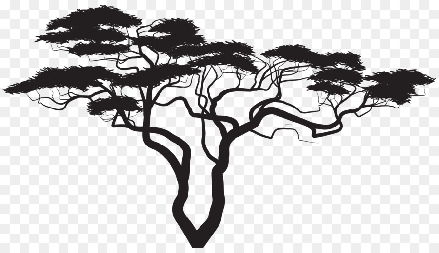 Silueta，árbol PNG