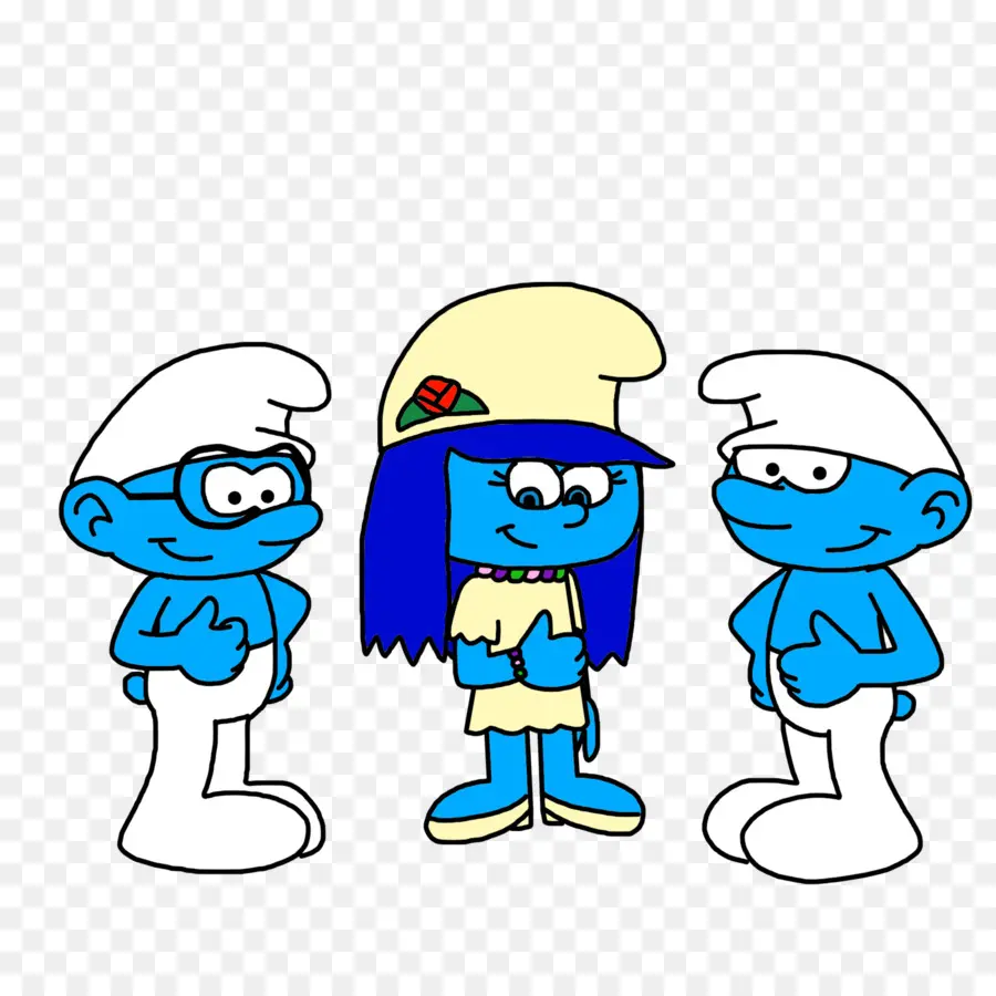 Personajes De Dibujos Animados Azules，Azul PNG