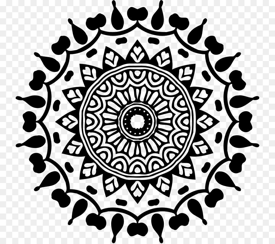 Mandala，Floral PNG