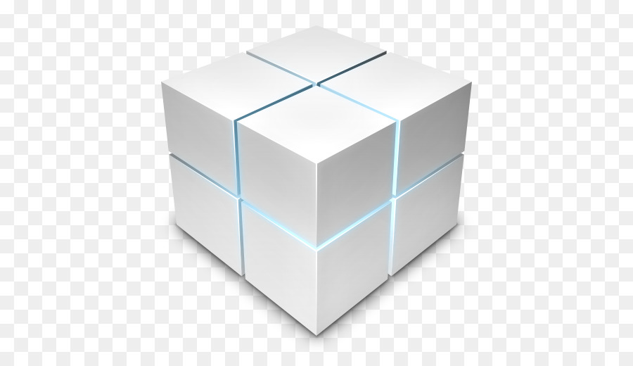 Cubo Metálico，3d PNG