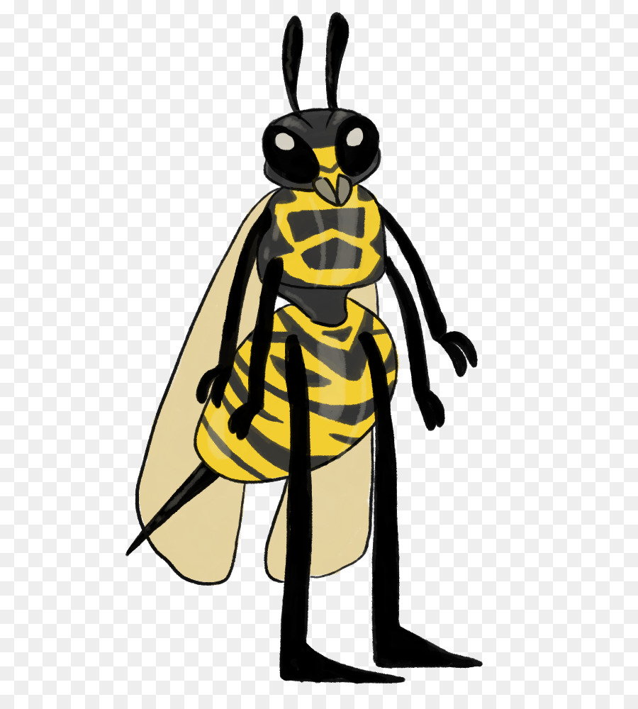 Avispa De Dibujos Animados，Amarillo PNG