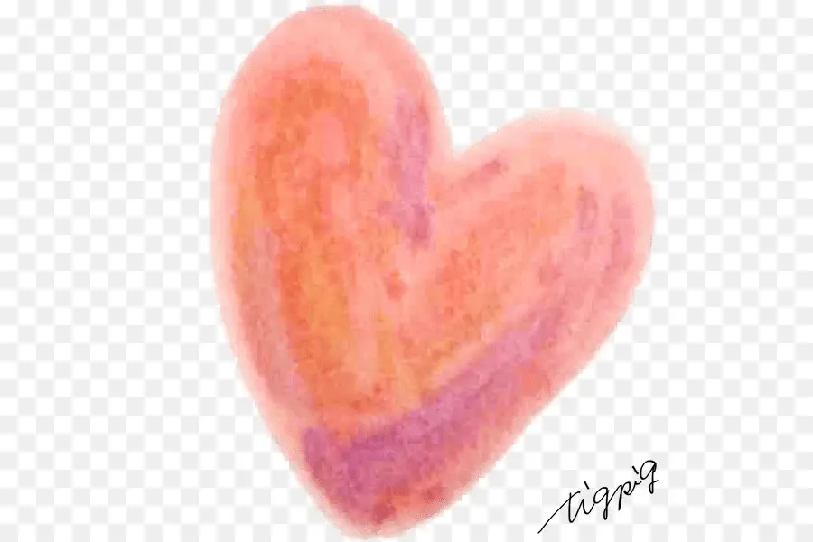 Corazón，Pintura De Acuarela PNG