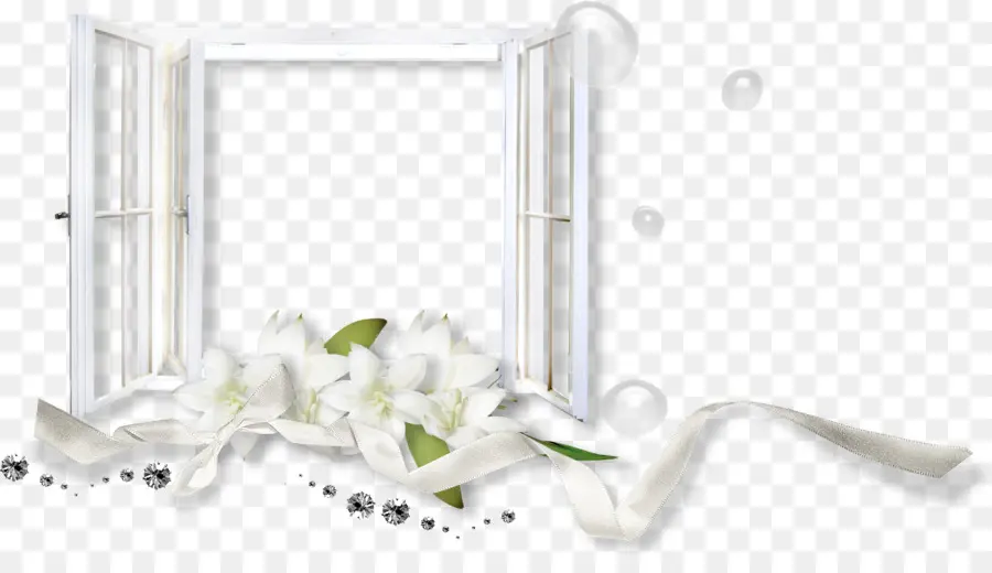 Marco De Ventana Decorativo，Blanco PNG