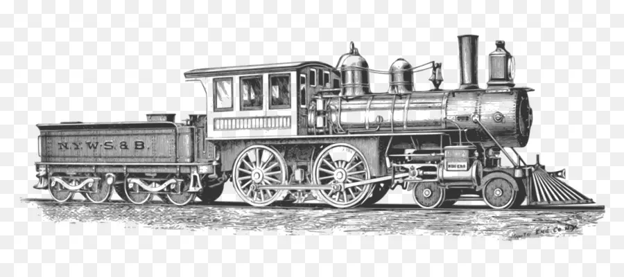 Locomotora De Vapor，Tren PNG