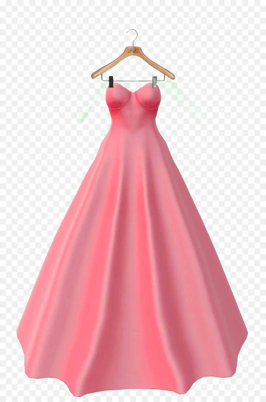 Vestido Rosa，Moda PNG