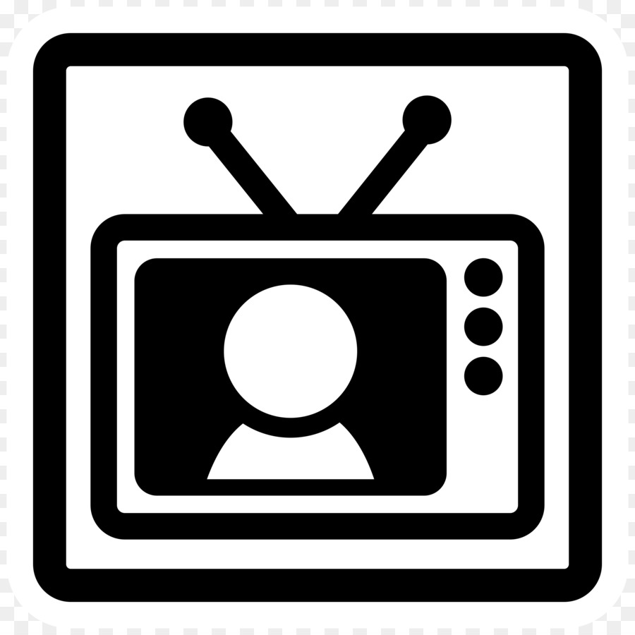 Icono De Televisión Negro，Televisión PNG