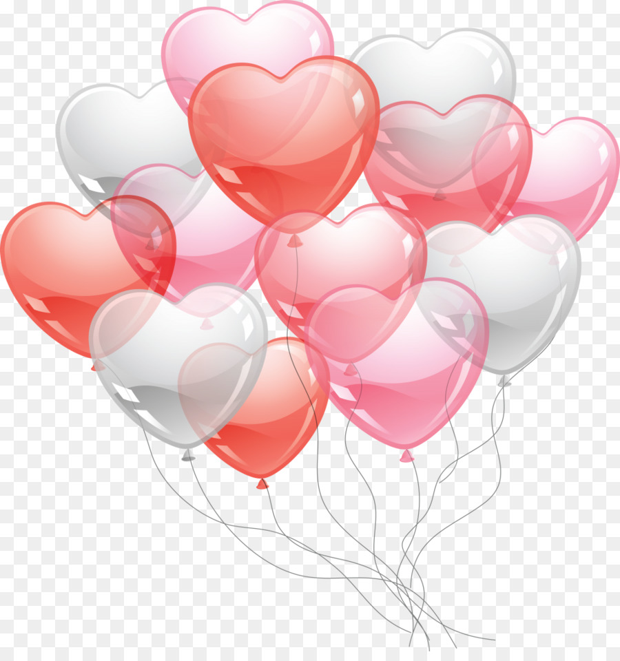 Globos De Corazon，Globos PNG