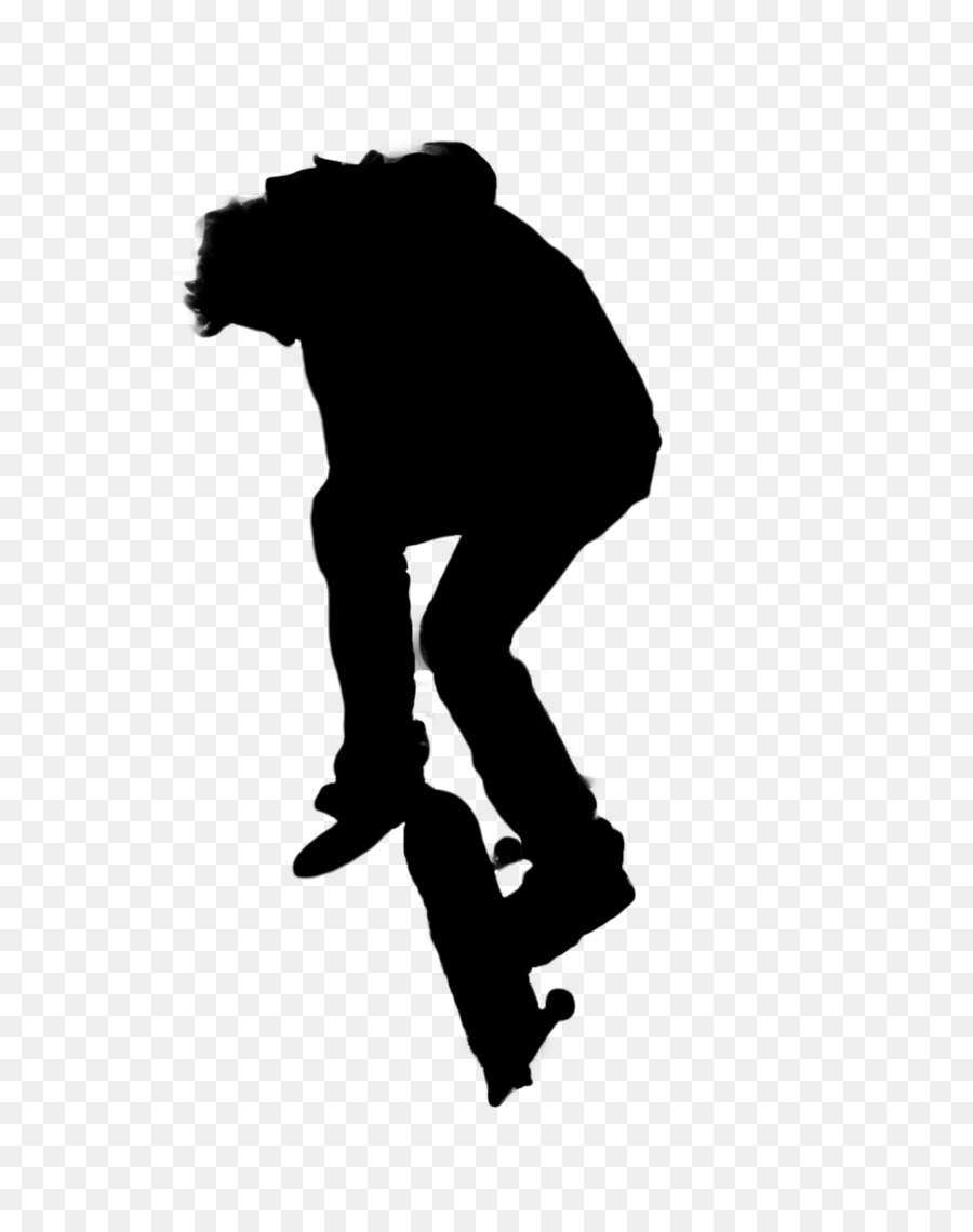 Silueta De Skater，Monopatín PNG