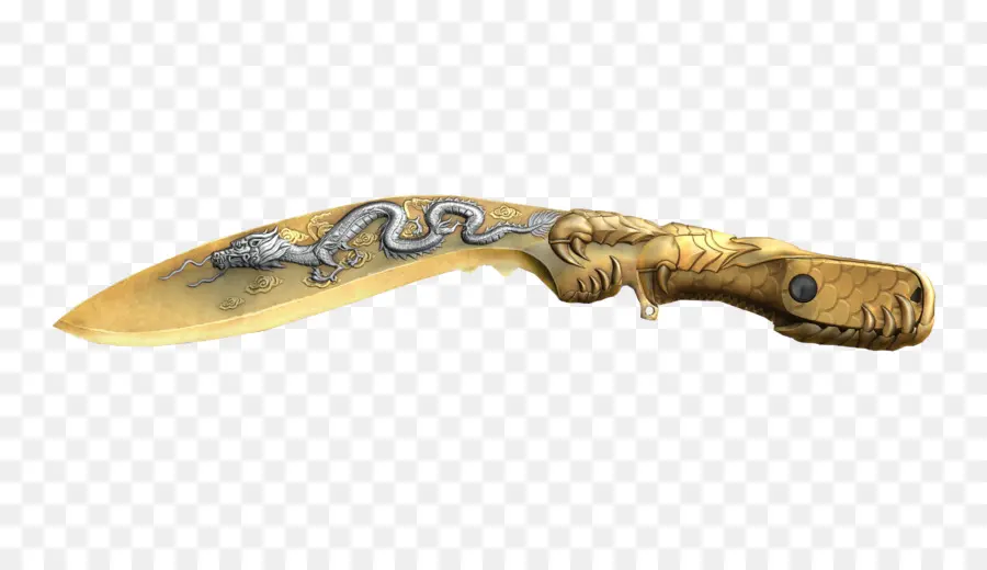 Cuchillo Dorado，Florido PNG