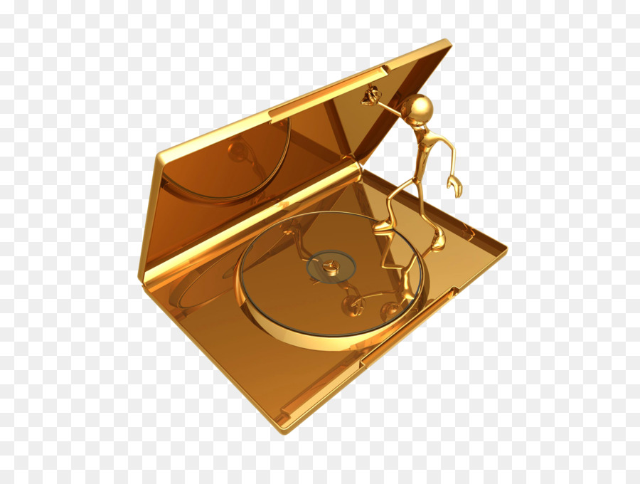 Cd Dorado，Caja De Cd PNG