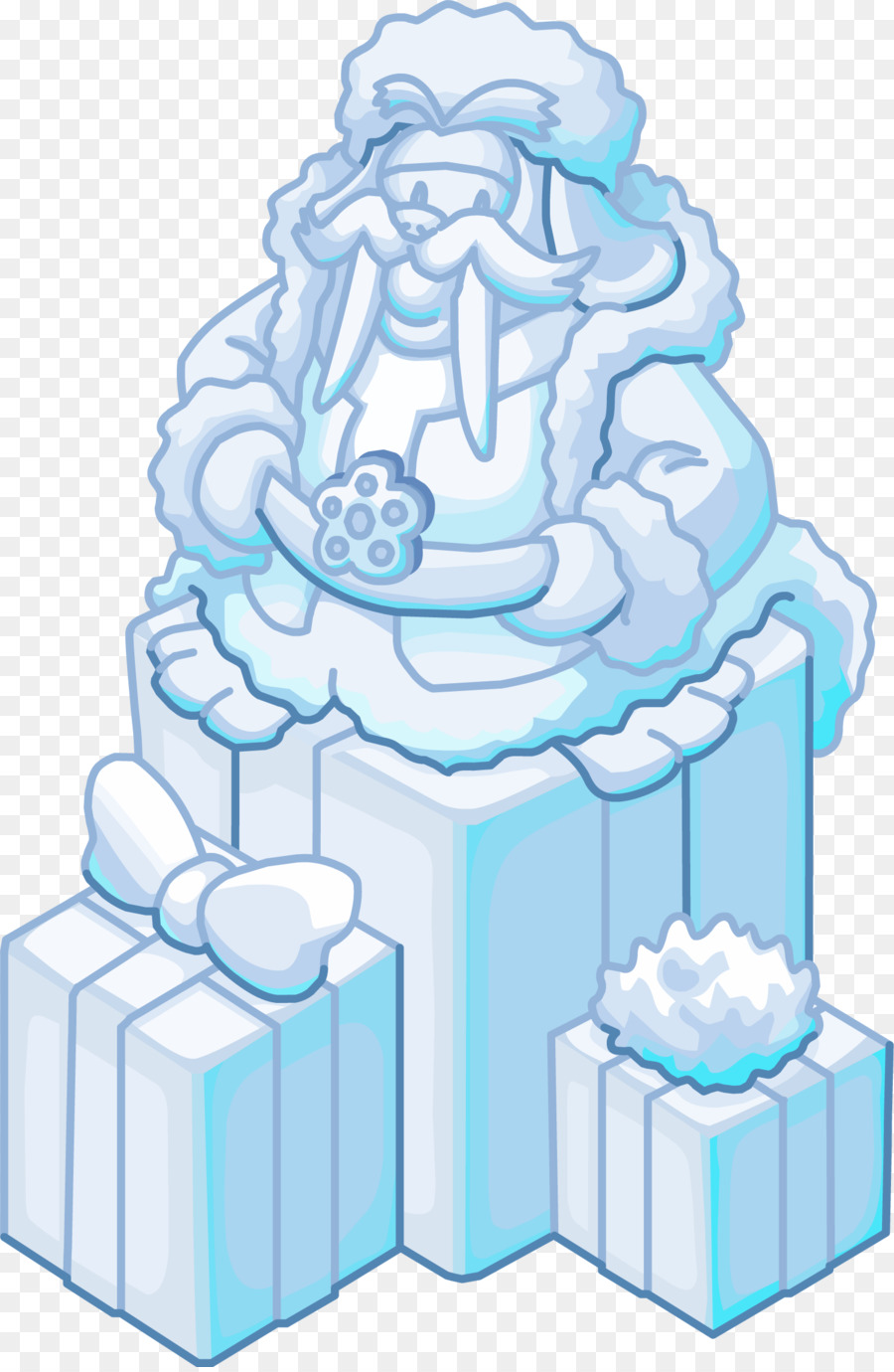 Club Penguin，Esculturas De Nieve PNG