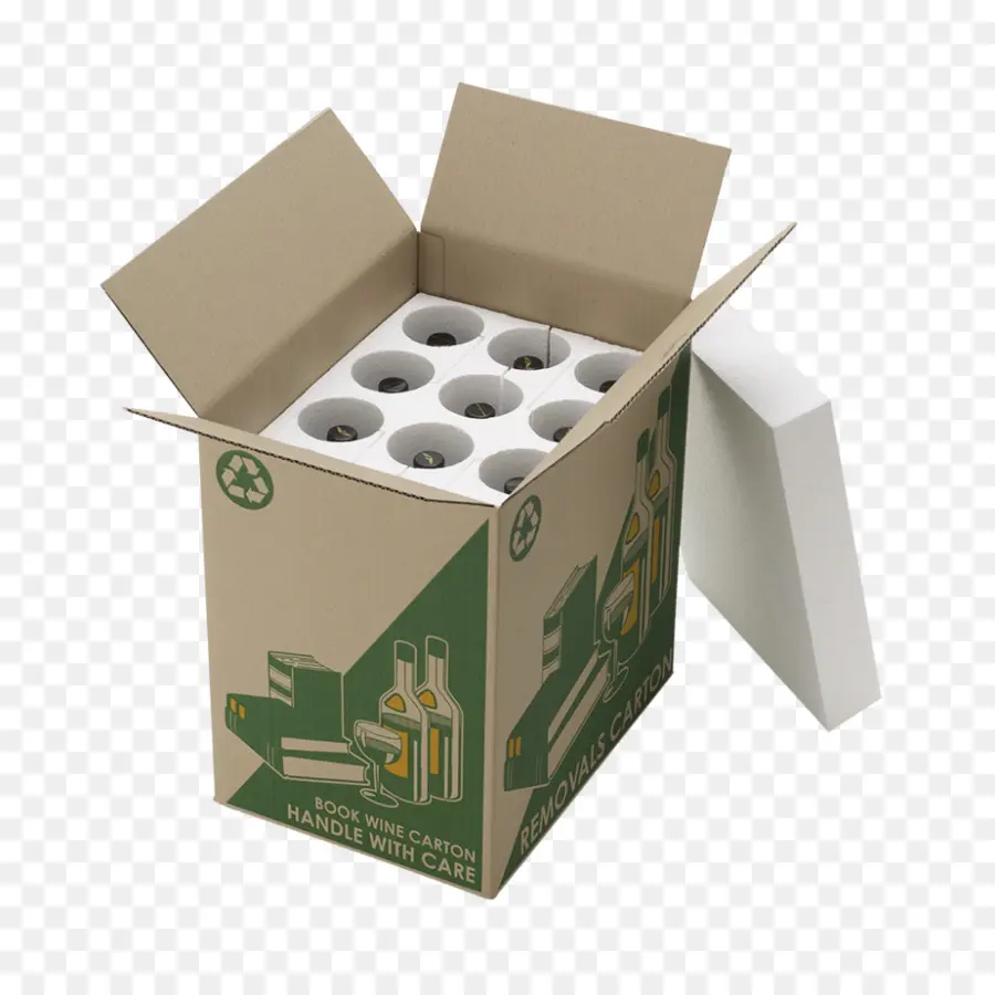 Caja De Vino，Embalaje PNG