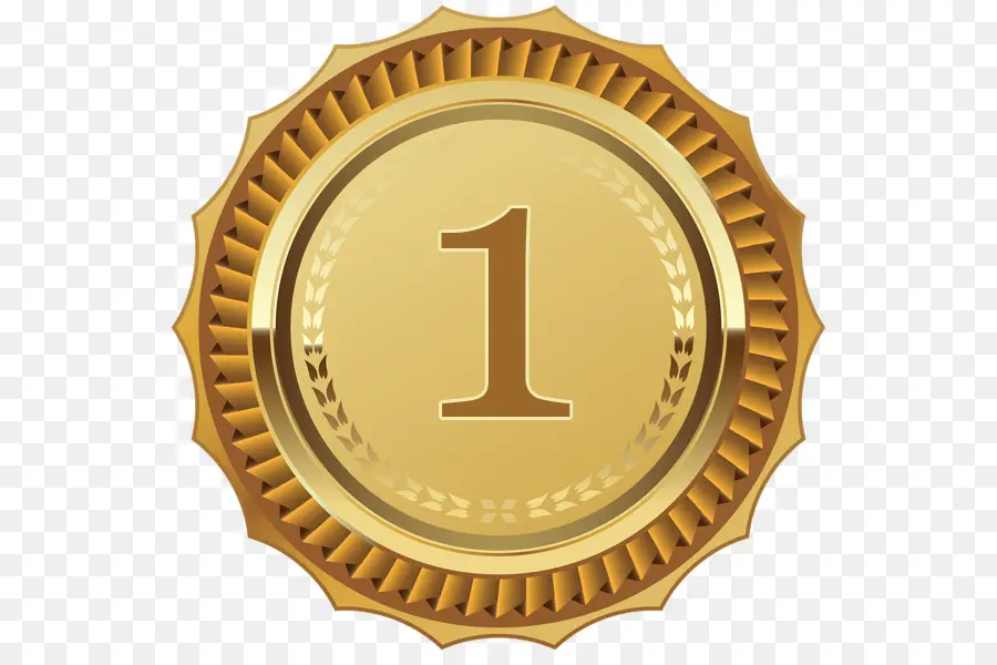 Medalla De Oro，Numero Uno PNG