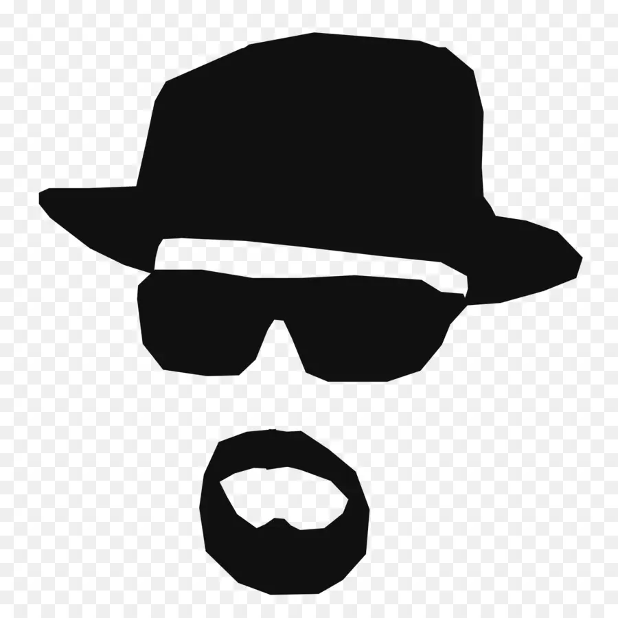 Walter White，En Blanco Y Negro PNG