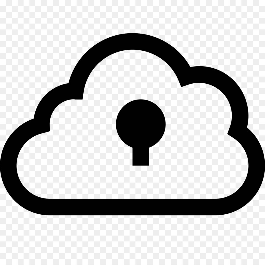 Nube Con Bloqueo，Seguridad PNG