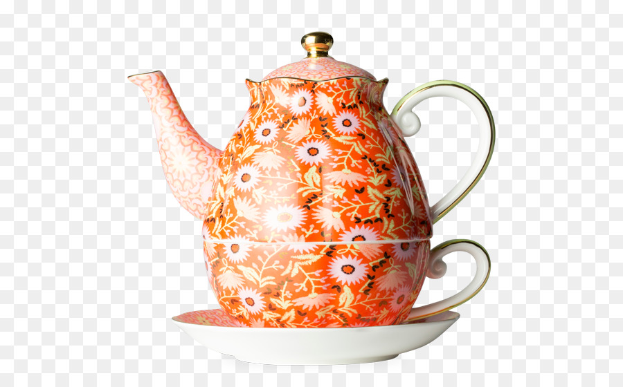 Tetera Floral，Té PNG