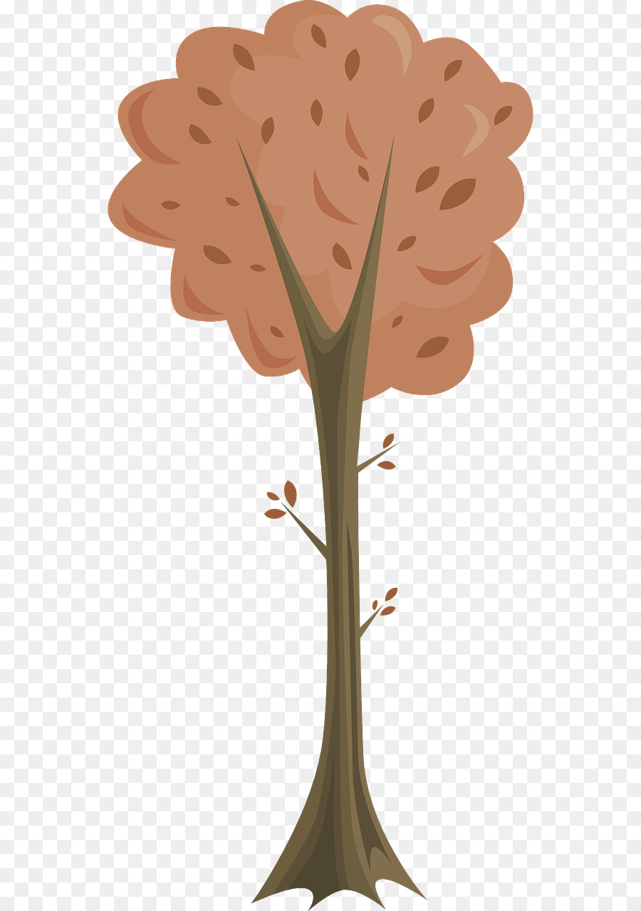 árbol De Dibujos Animados，Hojas PNG