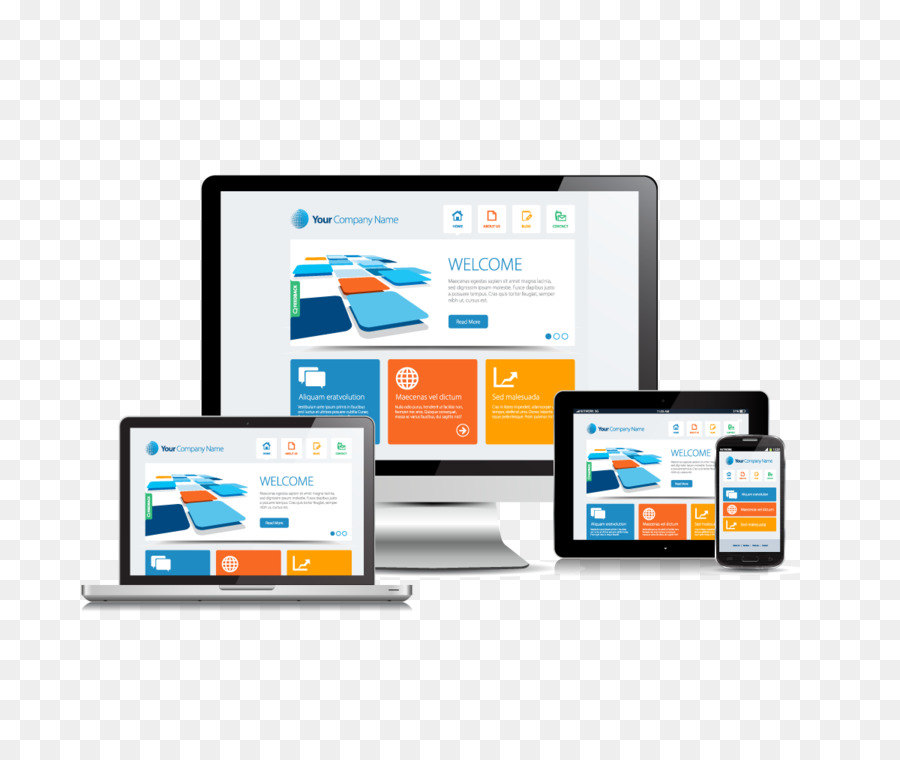 Desarrollo Web，El Diseño Web Responsivo PNG