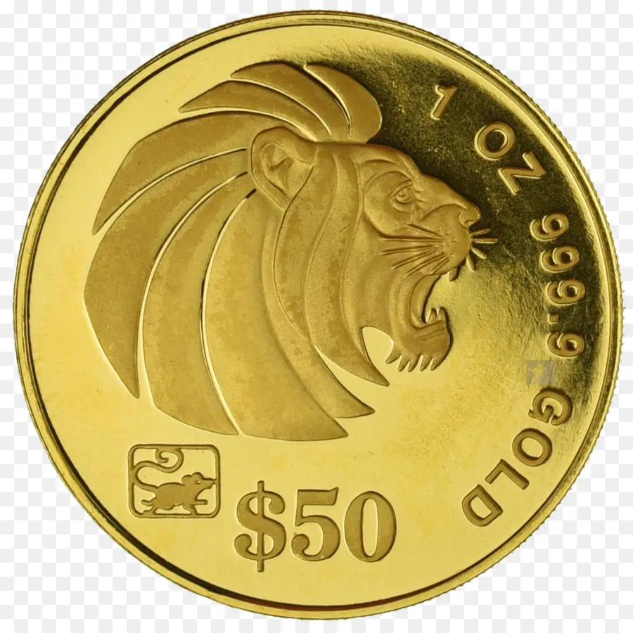 Moneda De Oro，León PNG