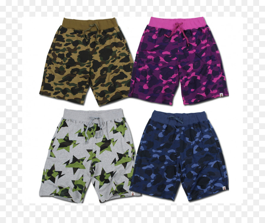 Pantalones Cortos，Bathing Ape PNG