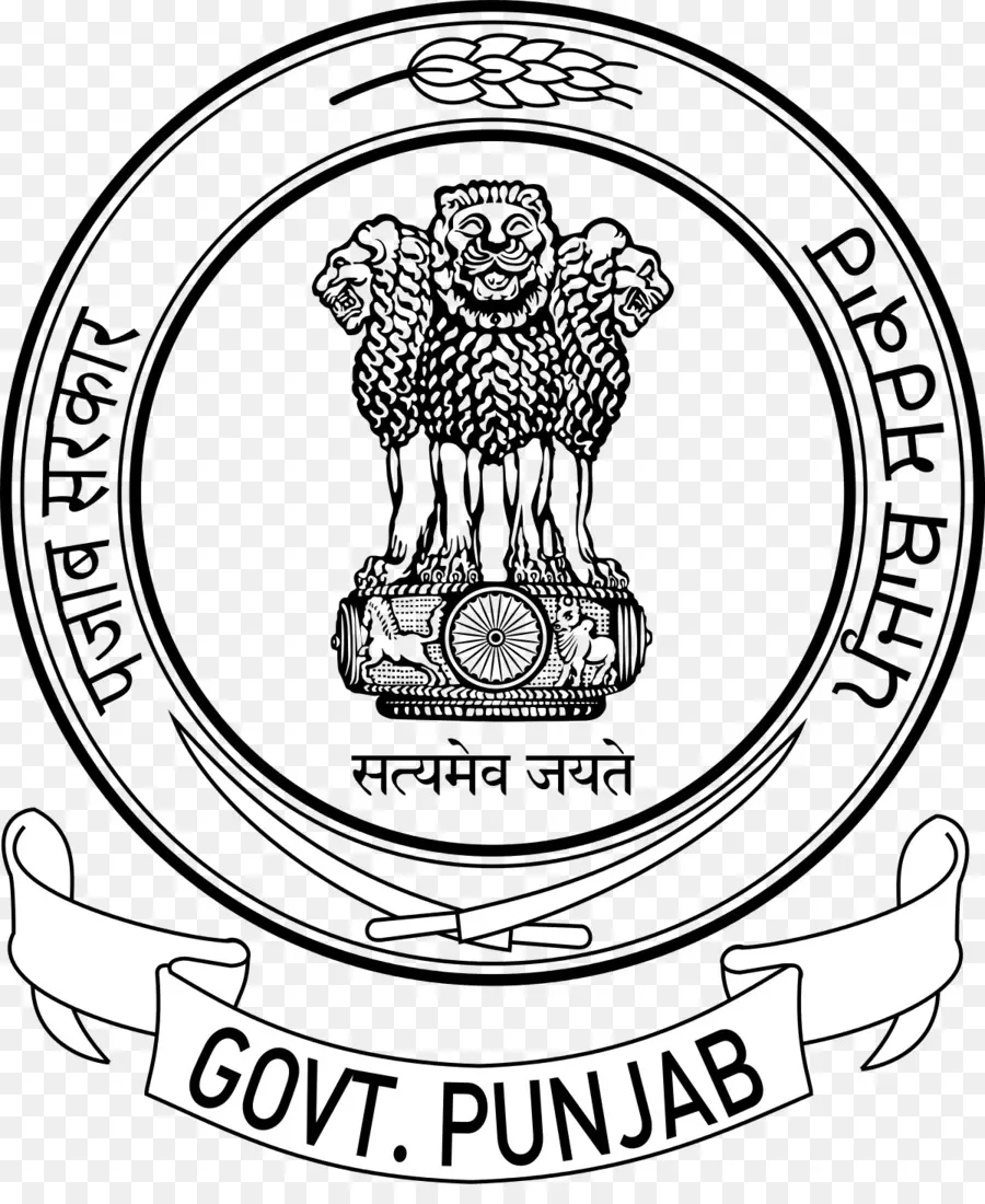 Emblema Del Gobierno De Punjab，India PNG