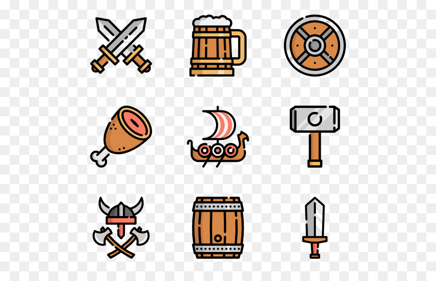 Iconos Vikingos，Espadas PNG