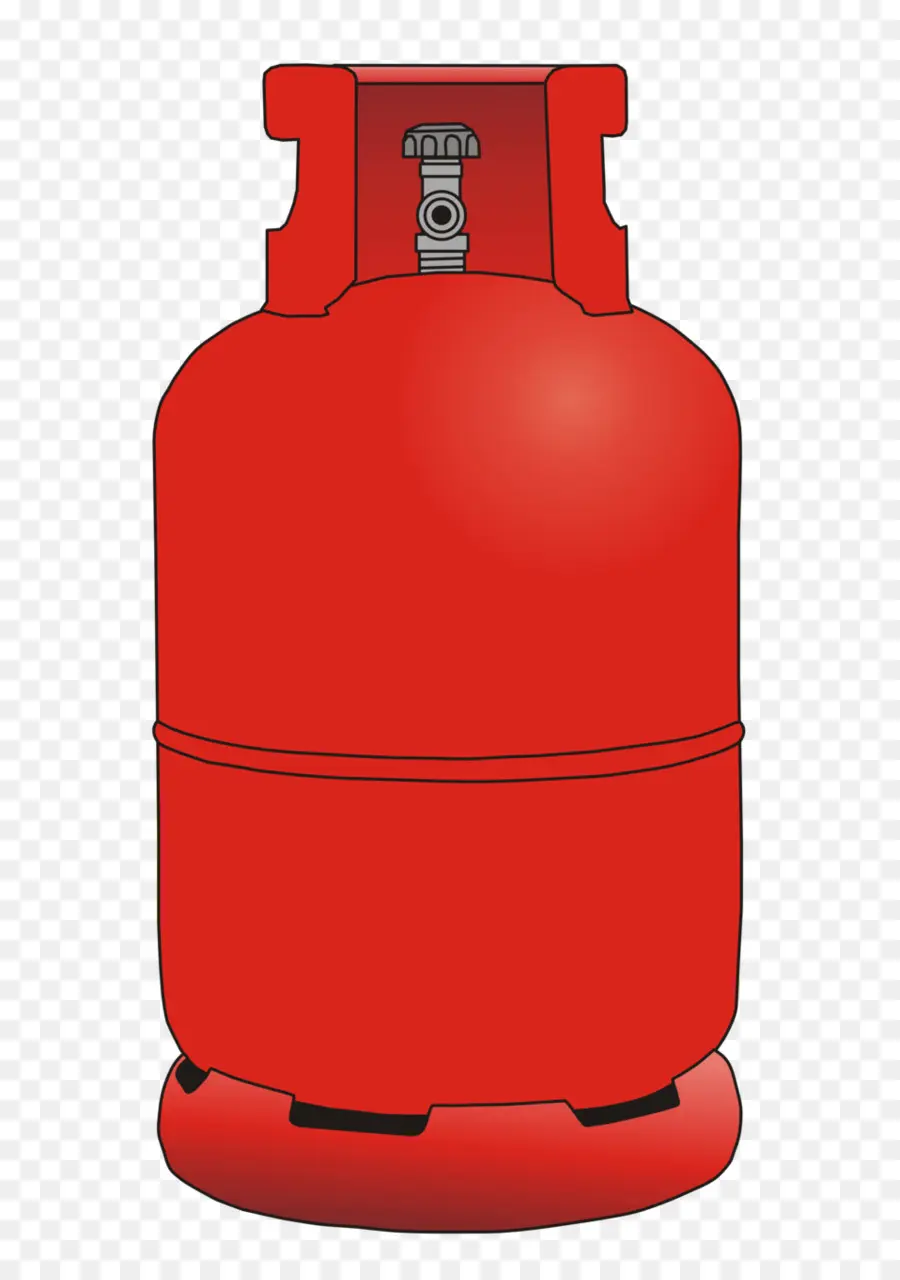 Cilindro De Gas，Rojo PNG