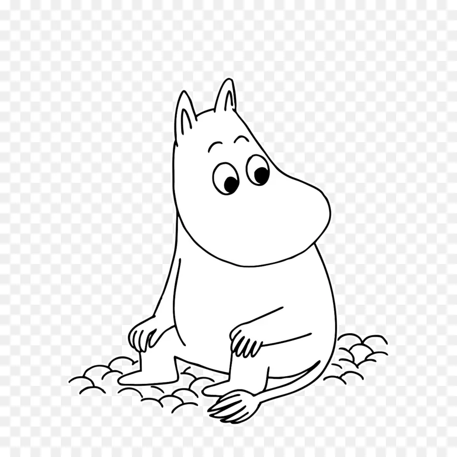 Moomintroll，Pequeño Mi PNG