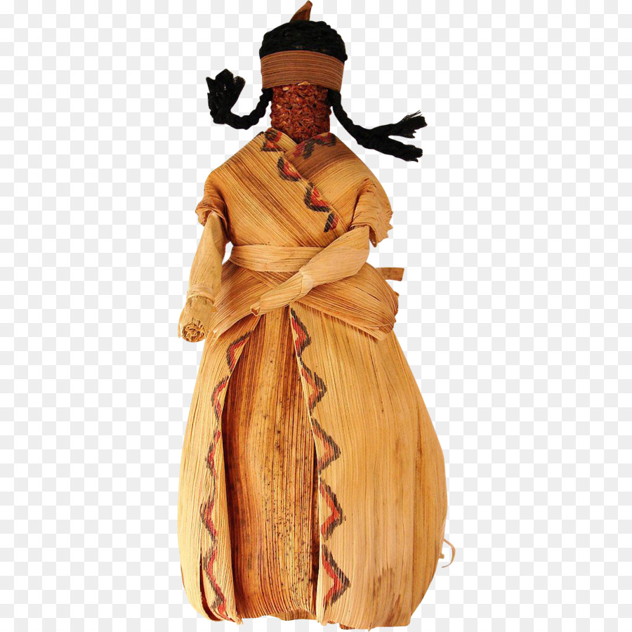 Muñeca De Cáscara De Maíz，Hecho A Mano PNG