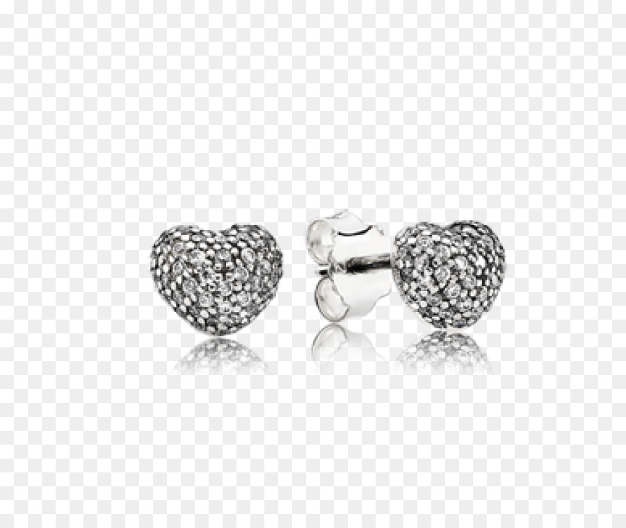 Pendientes De Corazon，Diamante PNG