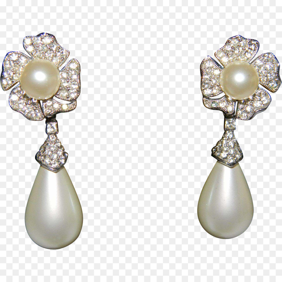 Pendientes De Perlas，Joyas PNG