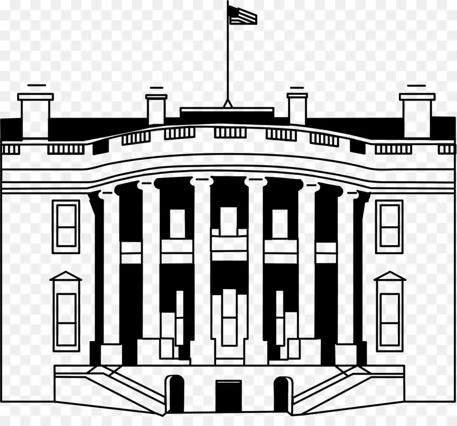 La Casa Blanca，Libro Para Colorear PNG