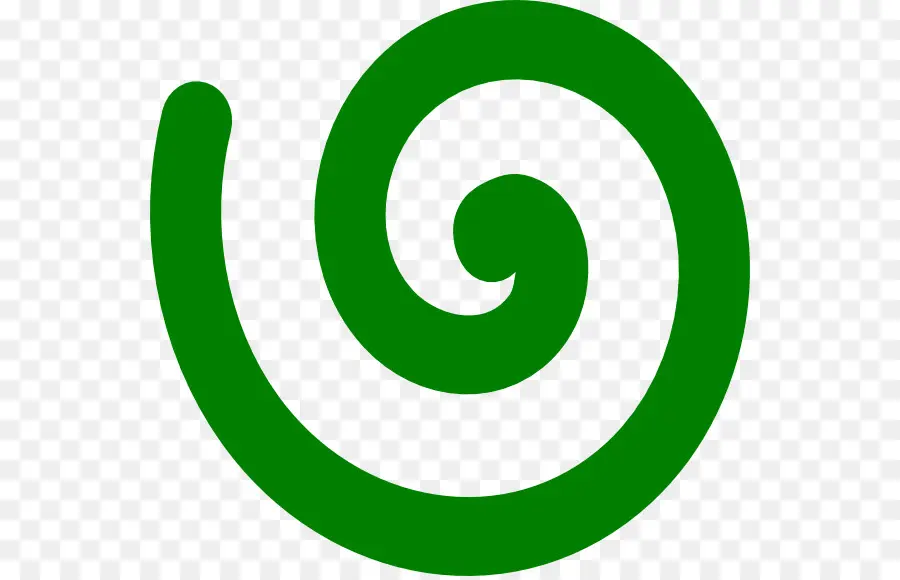 Espiral Verde，Diseño PNG