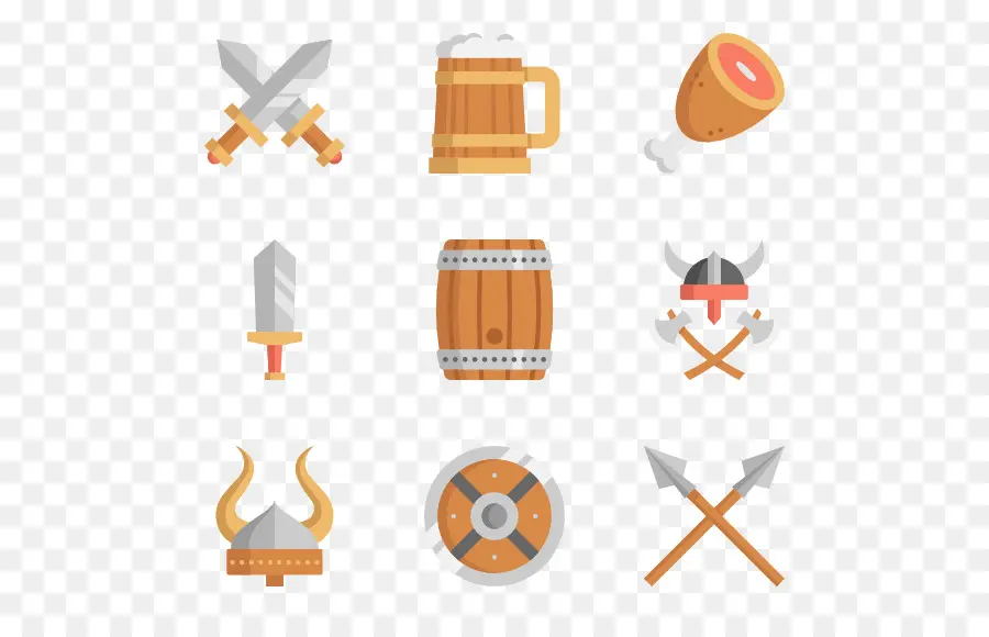 Artículos Vikingos，Espadas PNG