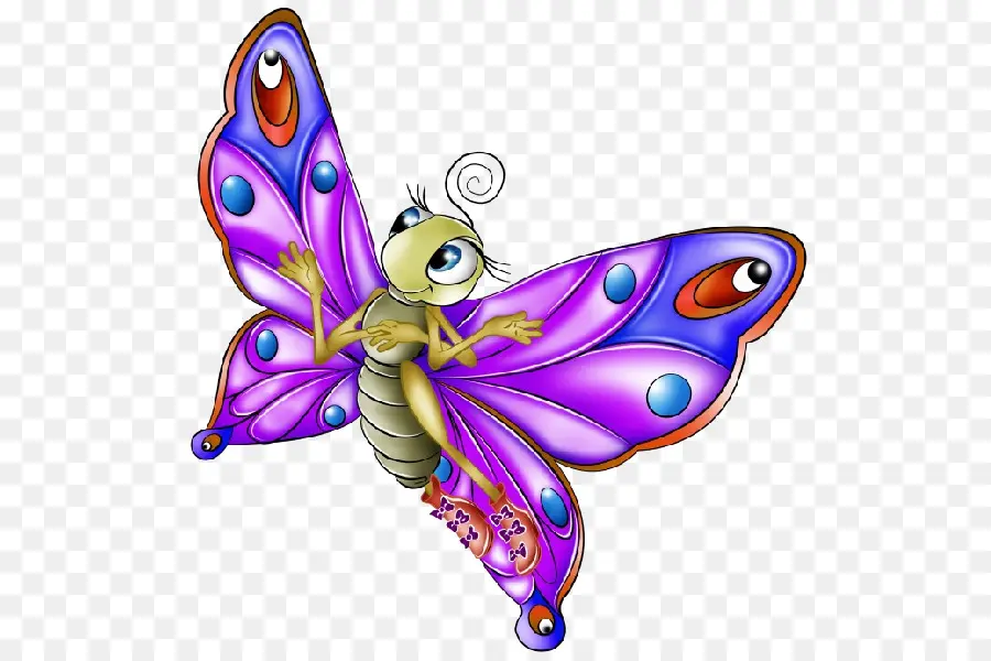 Mariposa，De Dibujos Animados PNG