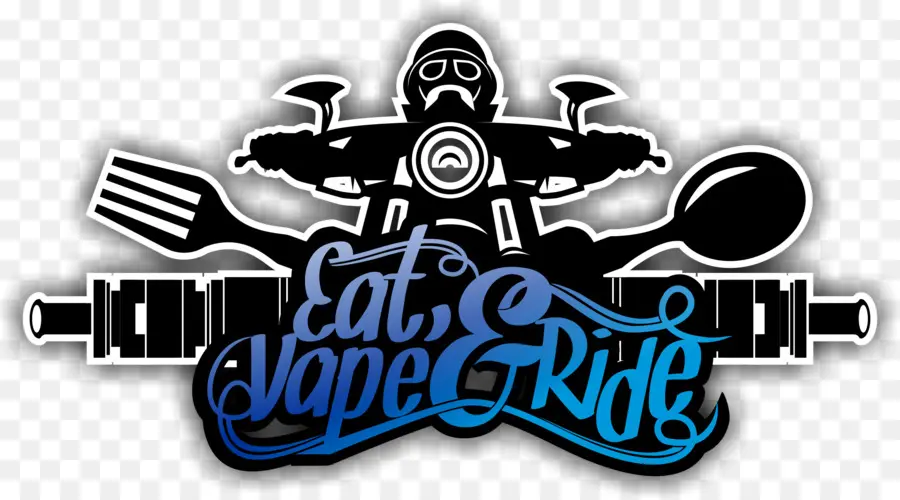 Logotipo De Eat Vape Ride，Comer PNG