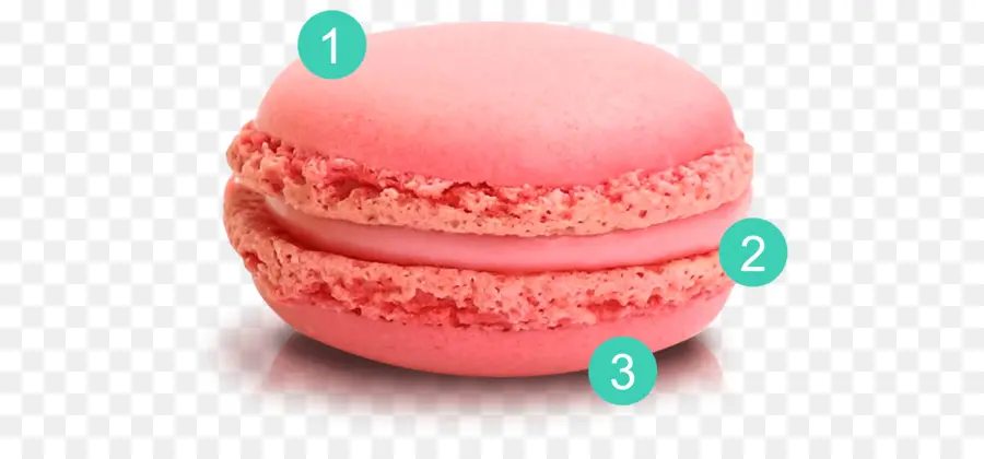 Macarrón Rosa，Postre PNG