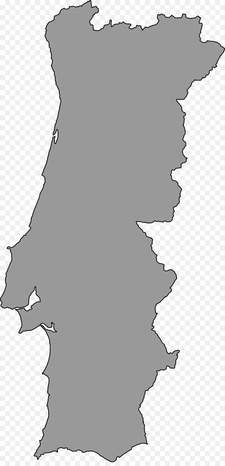 Mapa De Portugal，País PNG