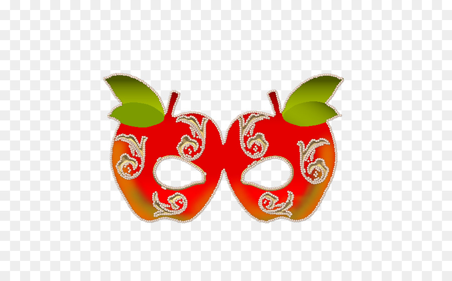 Máscara De Manzana，Mascarilla PNG