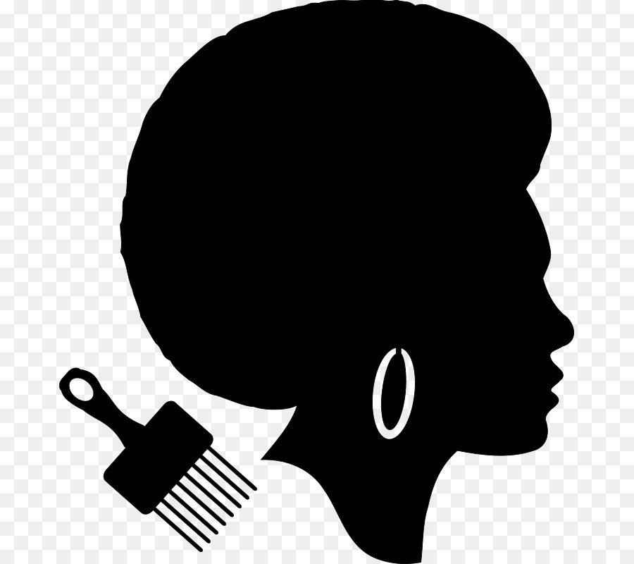 Silueta，Afro PNG