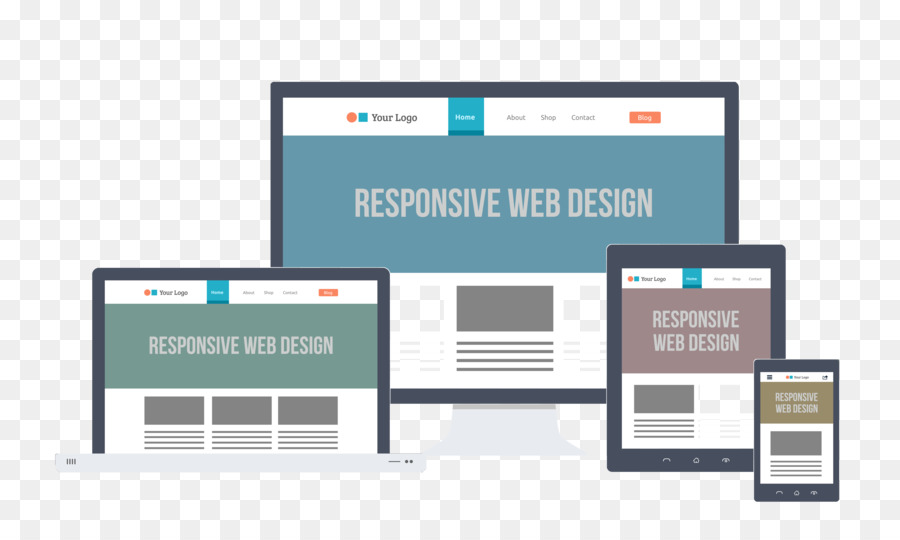 Diseño Web Responsivo，Sitio Web PNG