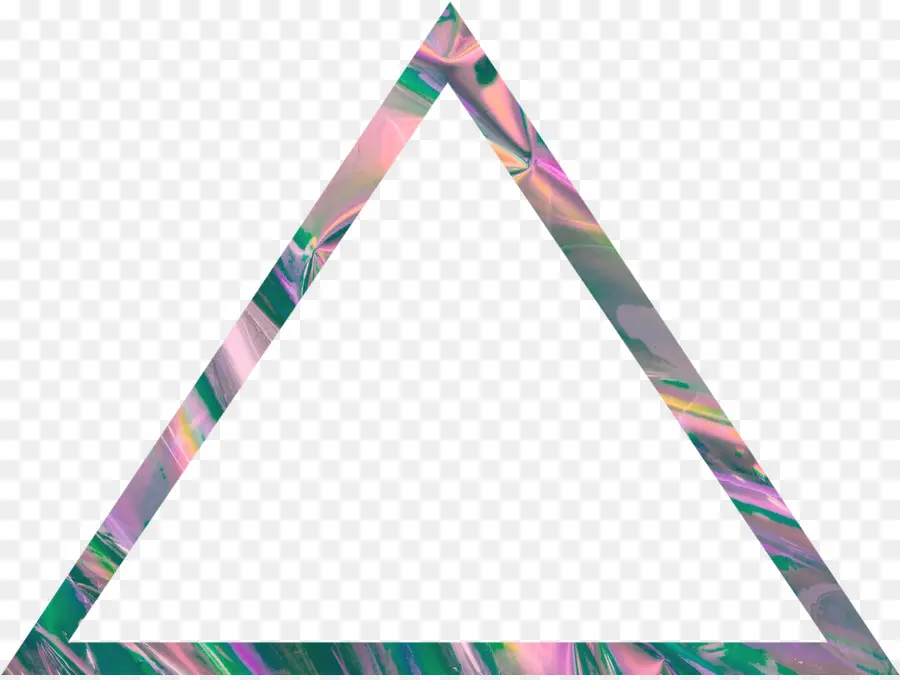 Triángulo，Vaporwave PNG