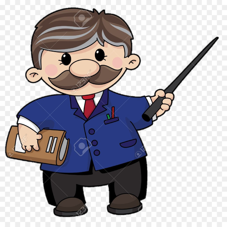 Profesor De Dibujos Animados，Puntero PNG